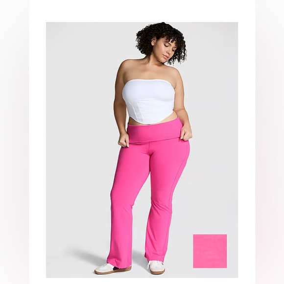 PINK Victoria's Secret Pants - Victoria’s Secret Pink Stretch Cotton Holdover Bling  Leggings Sz.M Short & L